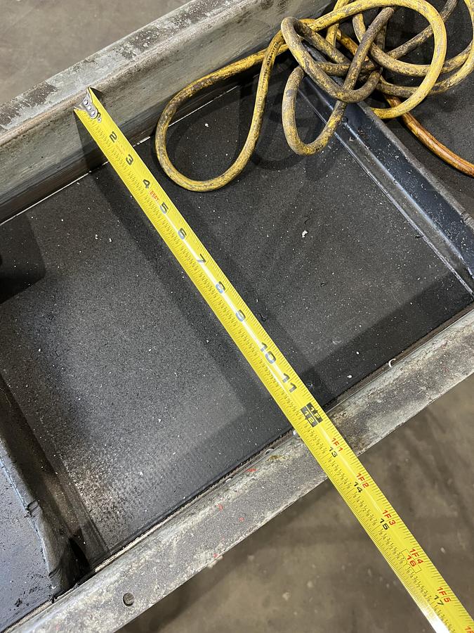 Used 12" x 10' Cleated Conveyor 110v Single phase