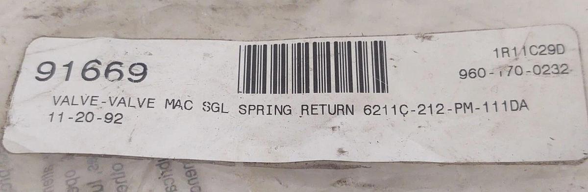 🔥 NEW MAC VALVES NEW MAC 120V 4-WAY 3/8" BASE SOLENOID VALVE 6211C-212-PM-111DA