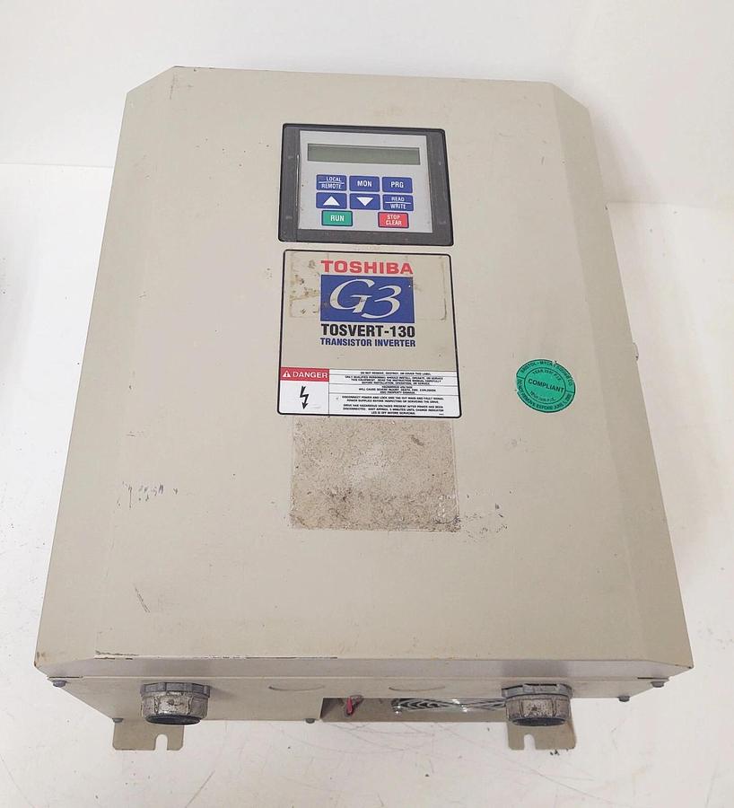 Used 🔥 (TESTED) TOSHIBA G3 VT130G3U2110 TOSVERT-130 TRANSISTOR INVERTER 230V 10 HP