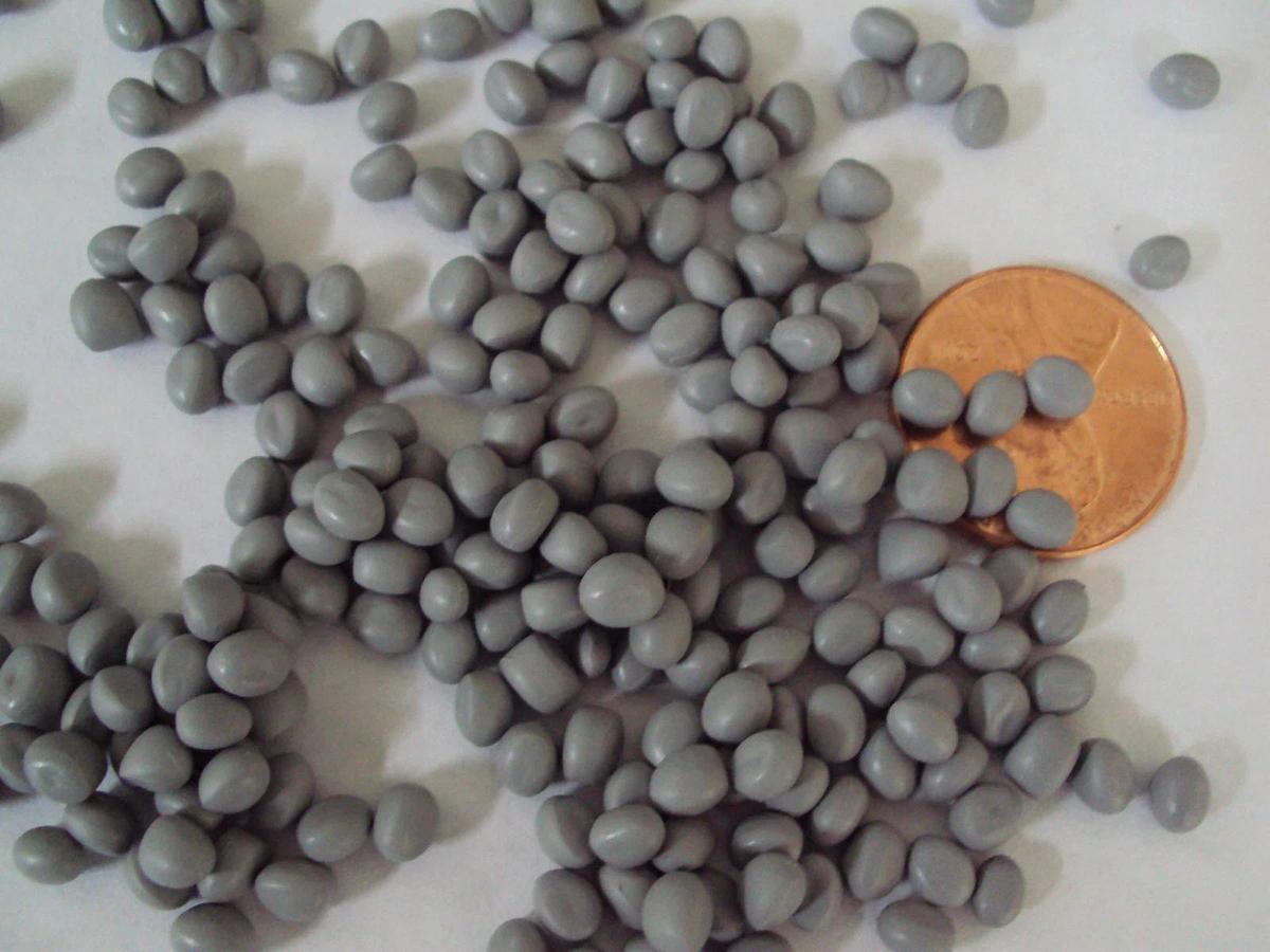 TPO CF 10% Calcium Virgin Plastic Pellets 50 Lbs Grey Resin Material Gray