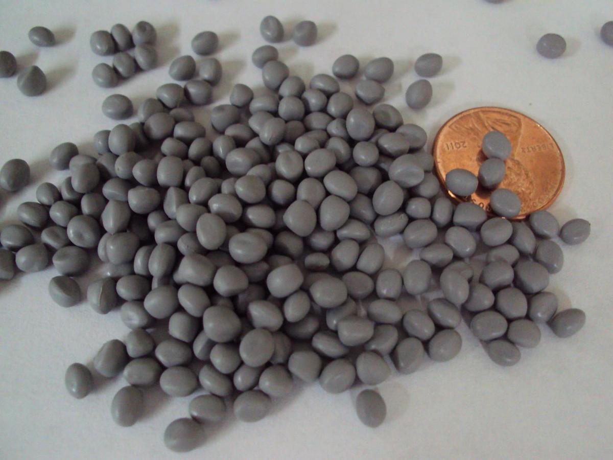 TPO CF 10% Calcium Virgin Plastic Pellets 50 Lbs Grey Resin Material Gray