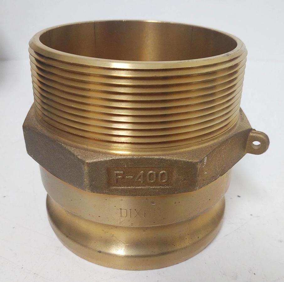 🔥QTY 3 Lot - Dixon 400, 4" Global Cam & Groove Type F Coupler x Male NPT