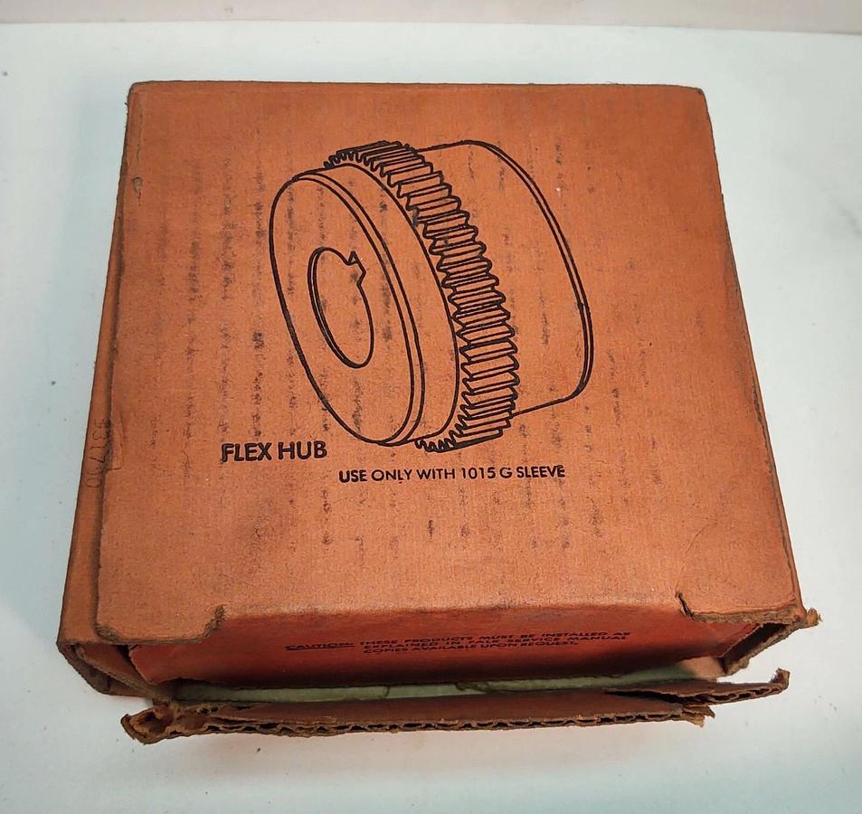 NEW Falk 1015G Flex Hub Gear Coupling; 1.628" Bore 3/8" x 3/16"
