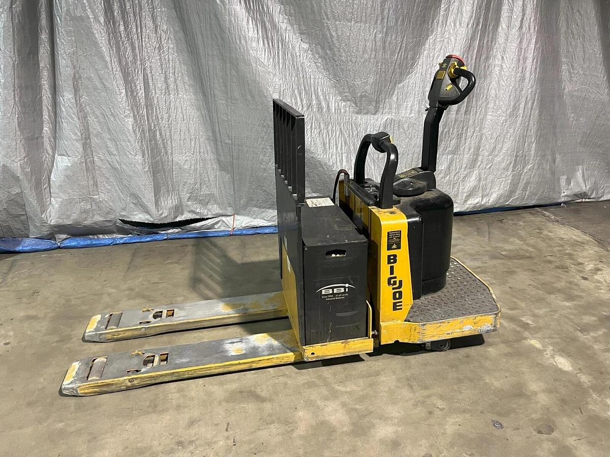 Used Big Joe Electric Pallet Jack Truck Walkie Rider 6,000 LB WRT-60-2748