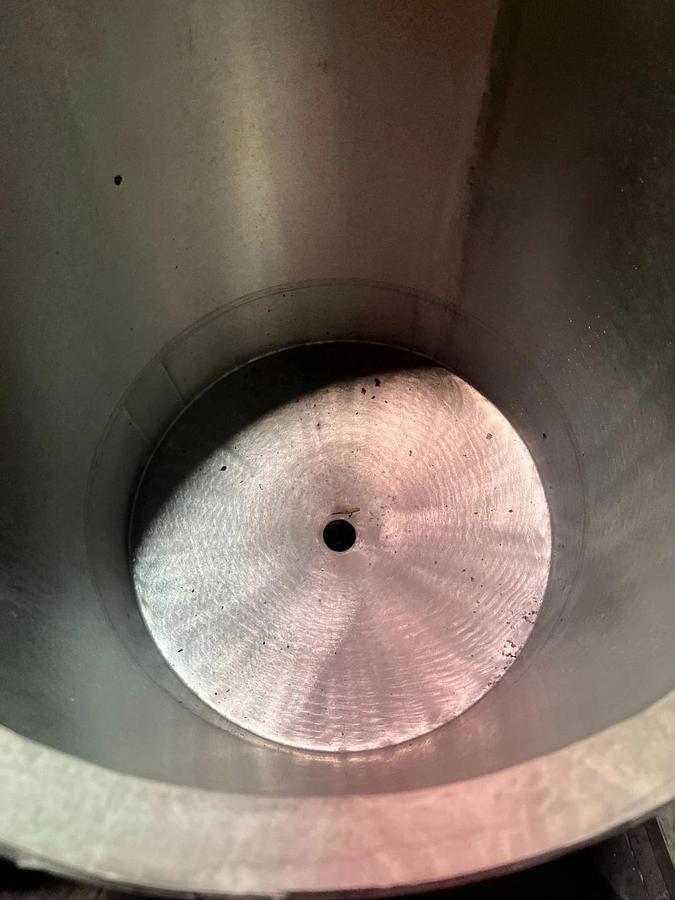 Used Stainless Steel Chemical Pump 1/2 HP With Stainless Steel Hopper