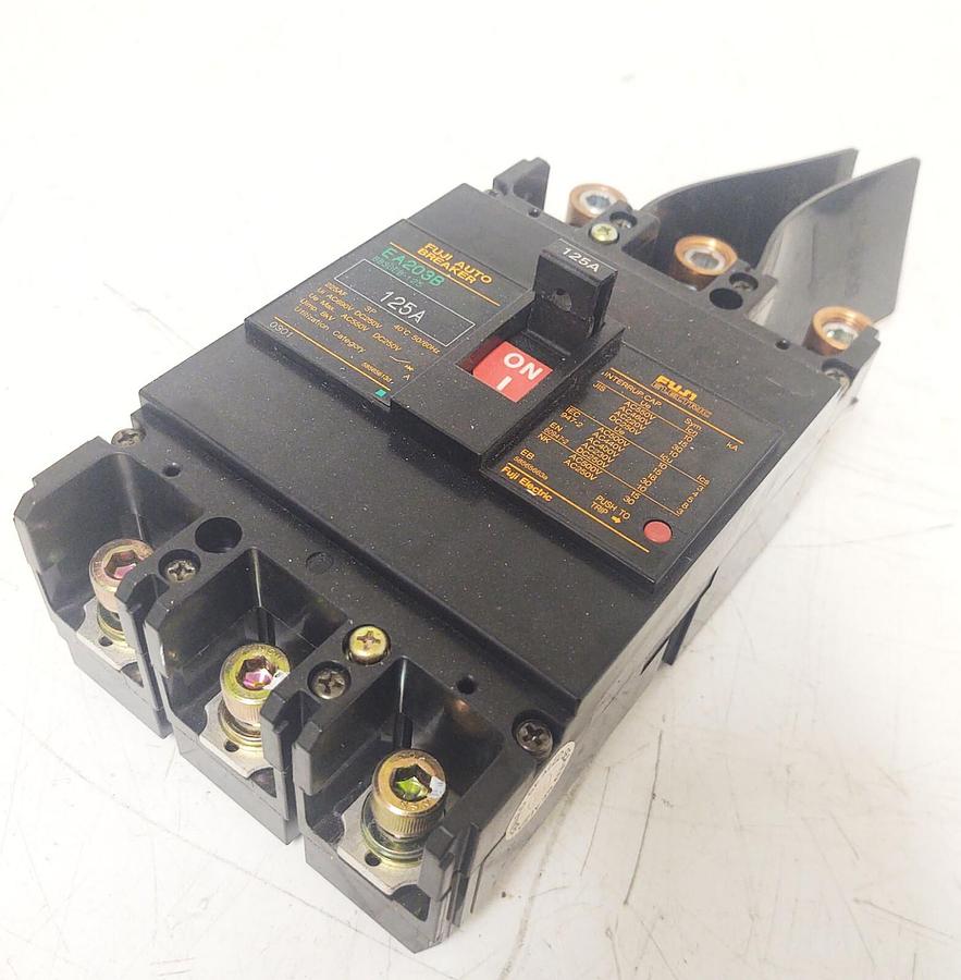Used 🔥 Clean Fuji EA203B 125A Auto Circuit Breaker
