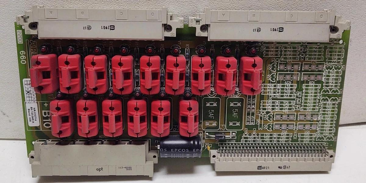 Used Arburg 660 SN. 123.946A Distribution Card with Fuses for Allrounder