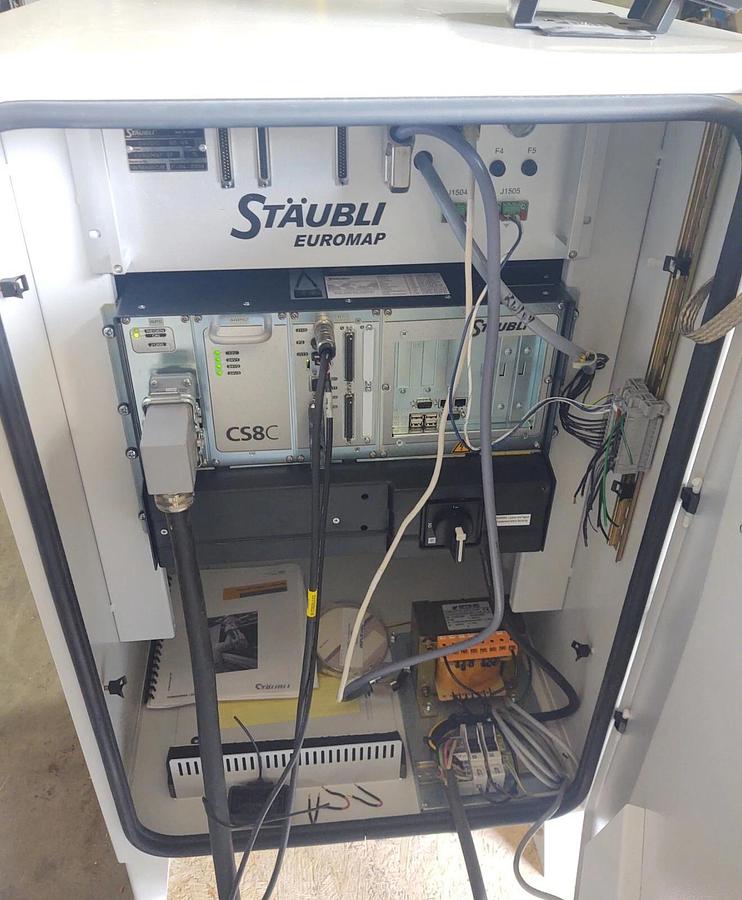 Used 🔥 Complete Working STAUBLI TX40 Robot 6 Axis, CS8C Controller, Euromap 67, 480V