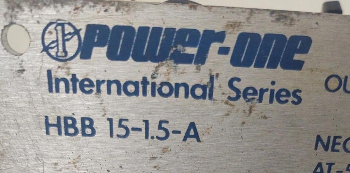 Used 🔥 TESTED Power-One HBB 15-1.5-A Power Supply +15VDC/-15VDC, 120VAC Input