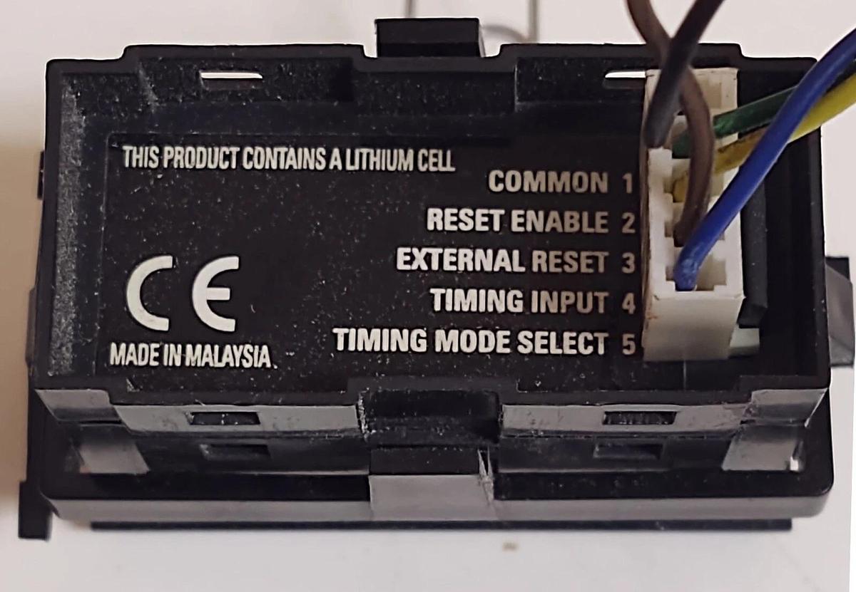Used LCD Timer Trumeter 7510DIN 7510 DIN FREE SHIPPING