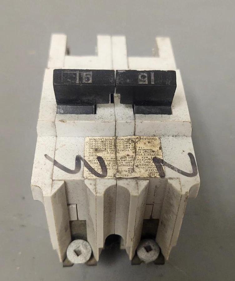 Used 🔥FPE Federal Pacific Electric NB Circuit Breakers, 15A 2P