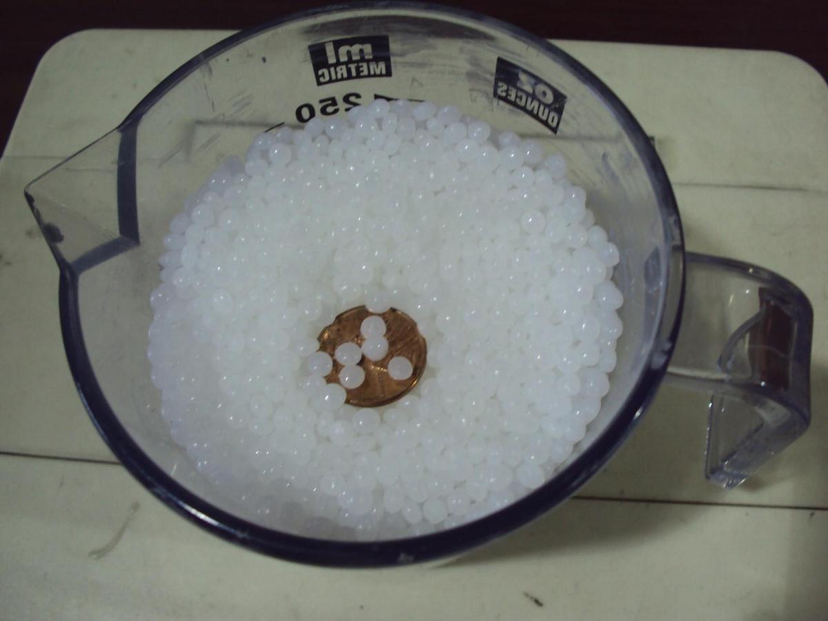 Virgin Natural Plastic Pellets Crafts Doll Corn Hole Bean Bag 10 Lbs Clean