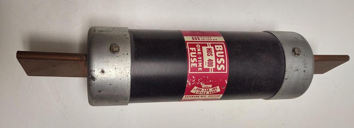Bussmann Fusetron NOS-400 AMP 600VAC Fuse