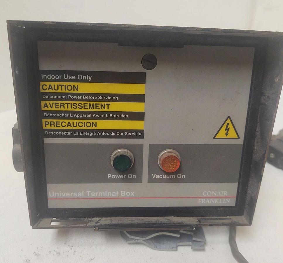 Used đŸ”¥Conair Franklin Universal Terminal Box With Air Switch 209-601-03