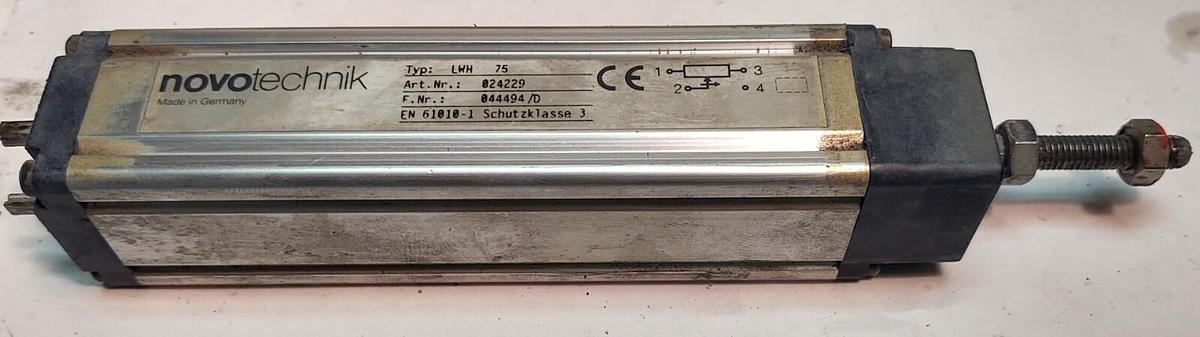 Used Novotechnik LWH 75 Linear Displacement Position Transducer Potentiometers Sensor