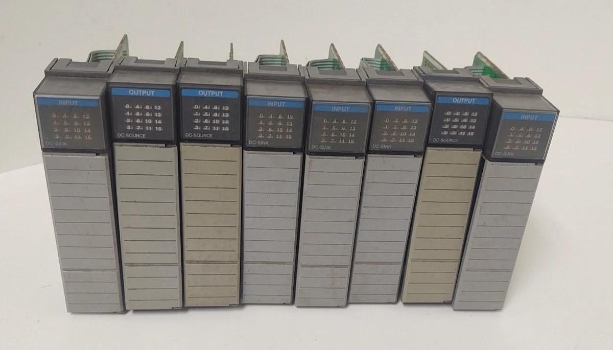 Used 🔥(QTY 8) Allen-Bradley SLC500 DC Input Module 1746-1B16 Ser C