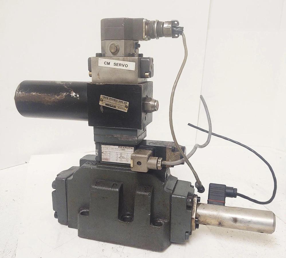 Used 🔥Rexroth 4WS2EM10-45/10B2ET Directional Control Servo Valve Assembly