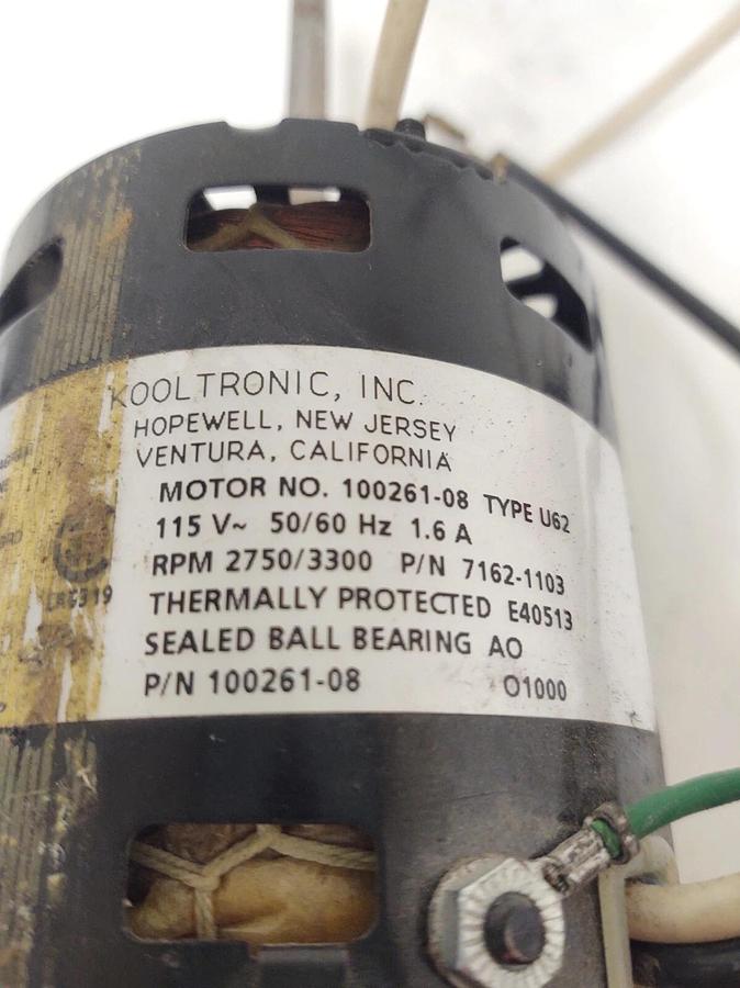 Used đŸ”¥TESTED Kooltronic Dual Shaft Replacement Blower Motor 100261-08