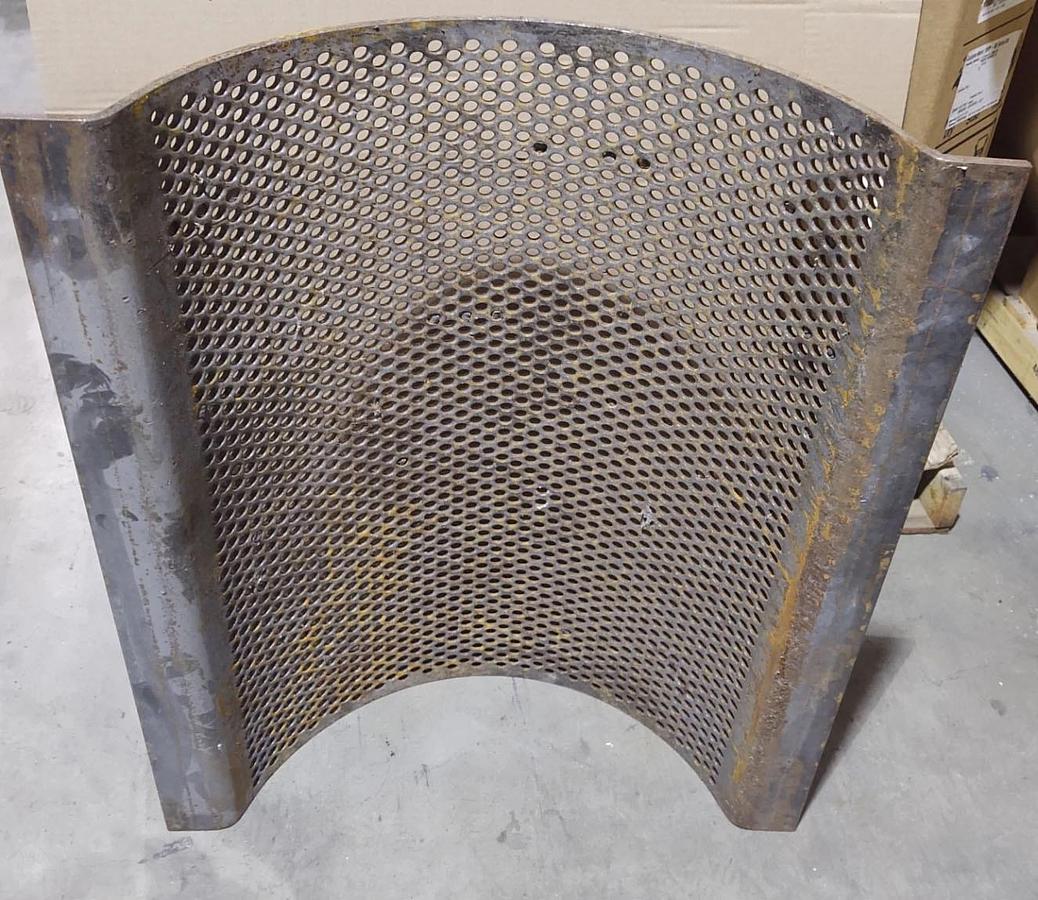 Used 🔥1/2" Holes Granulator Metal Grinder Screen 35.5"x29.2"x10"