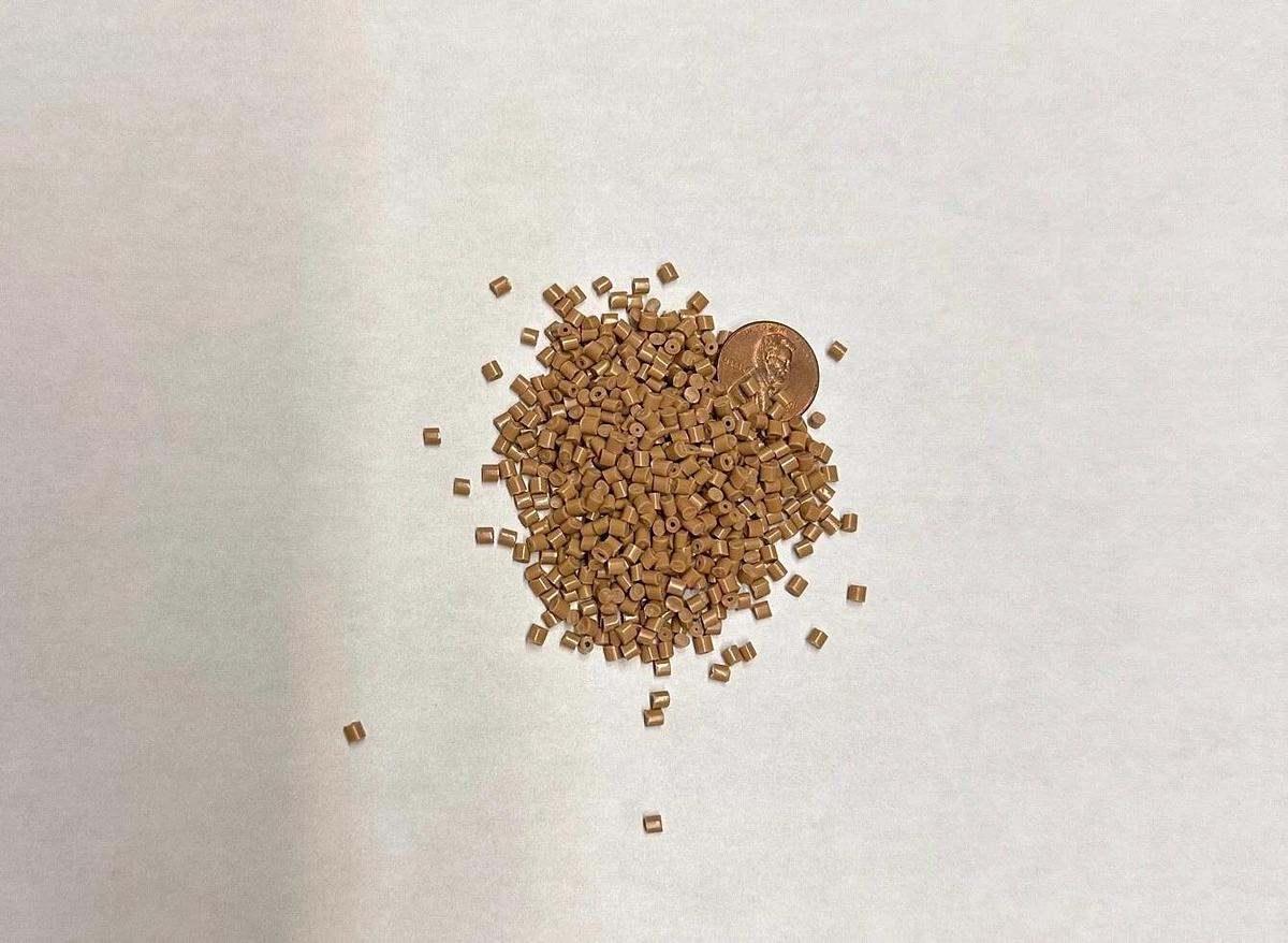 PP Plastic Pellets Polypropylene Resin Injection Molding Light Brown 10 Lbs
