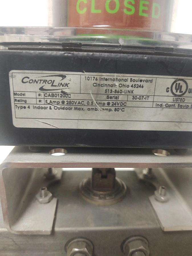 Used 🔥 BI-TORQ IS3PT2085SR Pneumatic Valve Actuator With Control Link CAB01200E