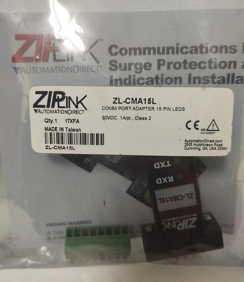🔥(QTY 2) AUTOMATION DIRECT ZL-CMA15L / ZLCMA15L (BRAND NEW)