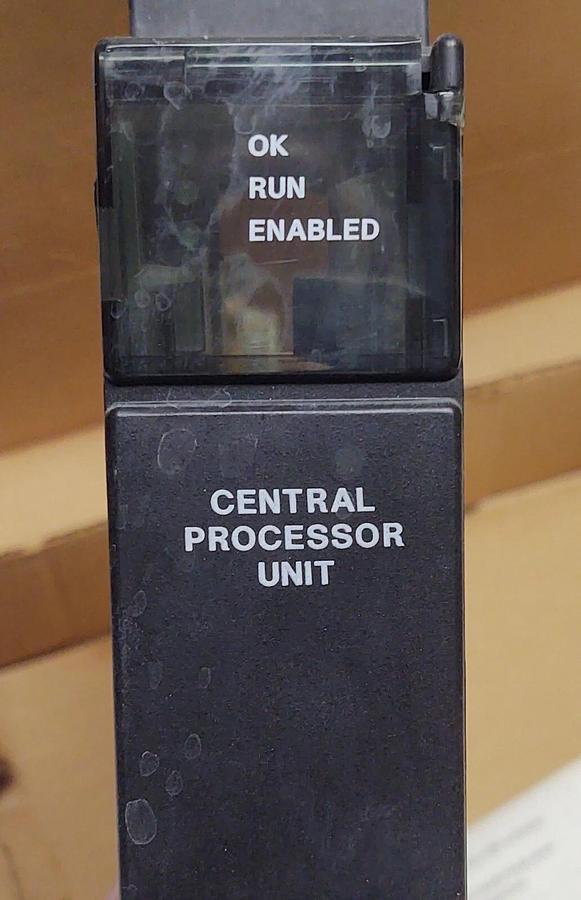 Used GE FANUC IC697CPU772K / IC697MEM715C / 128KB CMOS MEMORY CPU 772