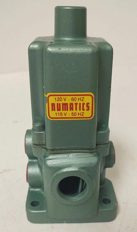 🔥NEW NUMATICS 1JLSA 3 Pneumatic Air Solenoid Valve 120V 60Hz, 1/4 NPT Ports
