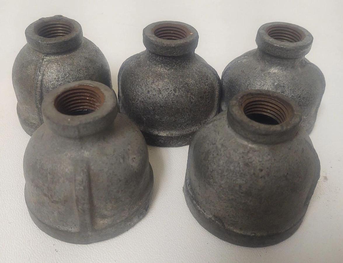 🔥 (5 PCS Lot) 1-1/2" x 1/2" Pipe Bell Reducer NPT