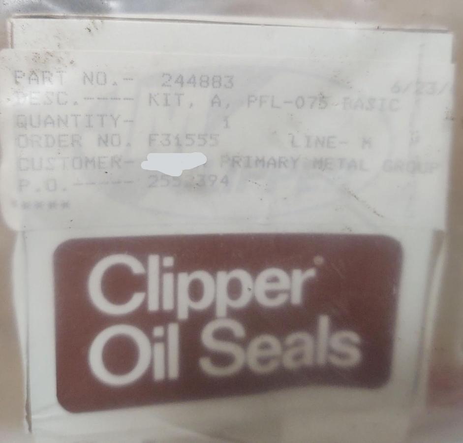 🔥Clipper Hydraulic Oil Seal Kit K010366-210 244883
