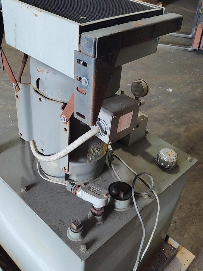 Used Morning Star 7.5Hp Hydraulic Pump Power Unit Station Pump 230/460V Heat Exchange