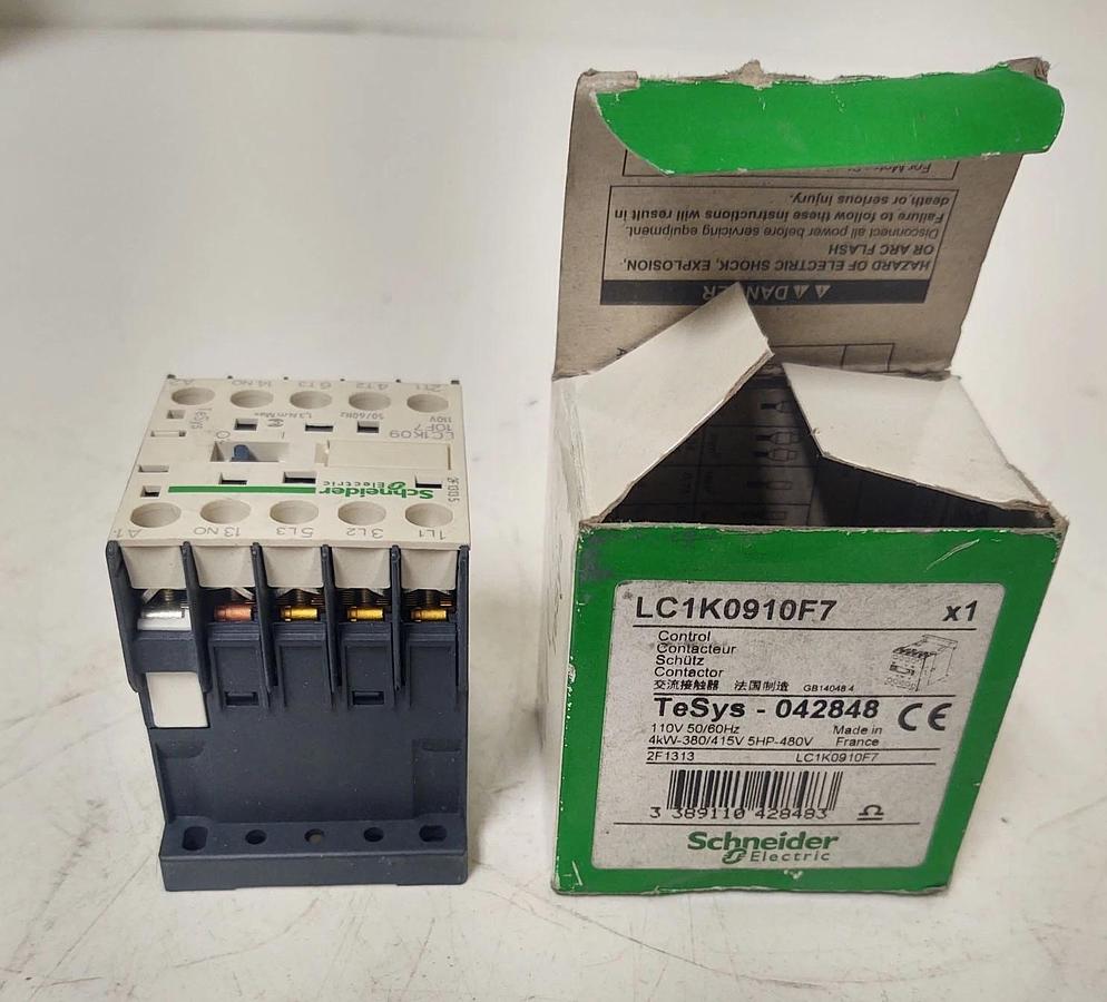 🔥NOS - SCHNEIDER LC1K0910F7 Contactor 110VAC