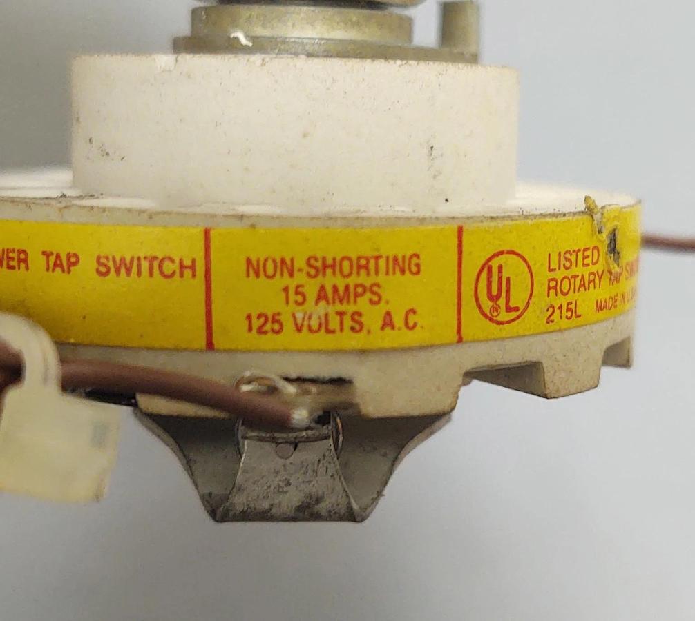 Used 🔥(QTY 2) OHMITE 111-6 Rotary Switch 6 Position 15A 125V