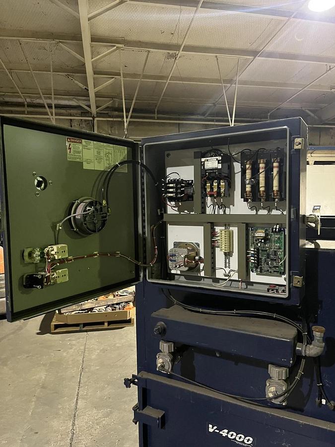Used Uni-wash/Polaris V-4500 Downdraft Bench 5 hp 32"X60" Work Area Hepa Filters