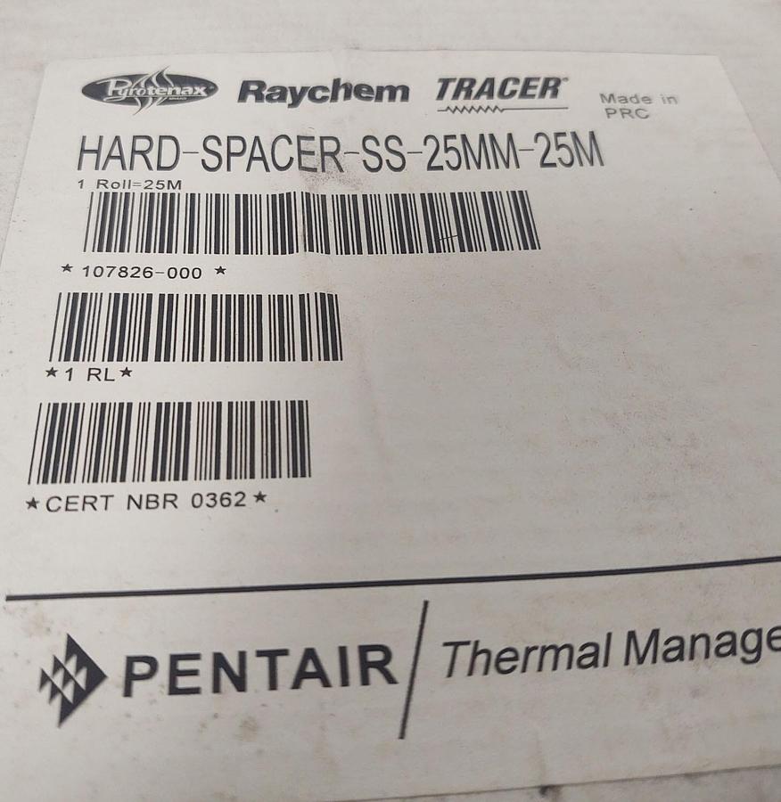 🔥(5 Roll Lot) Pentair Raychem Hard Spacer SS-25MM-25M
