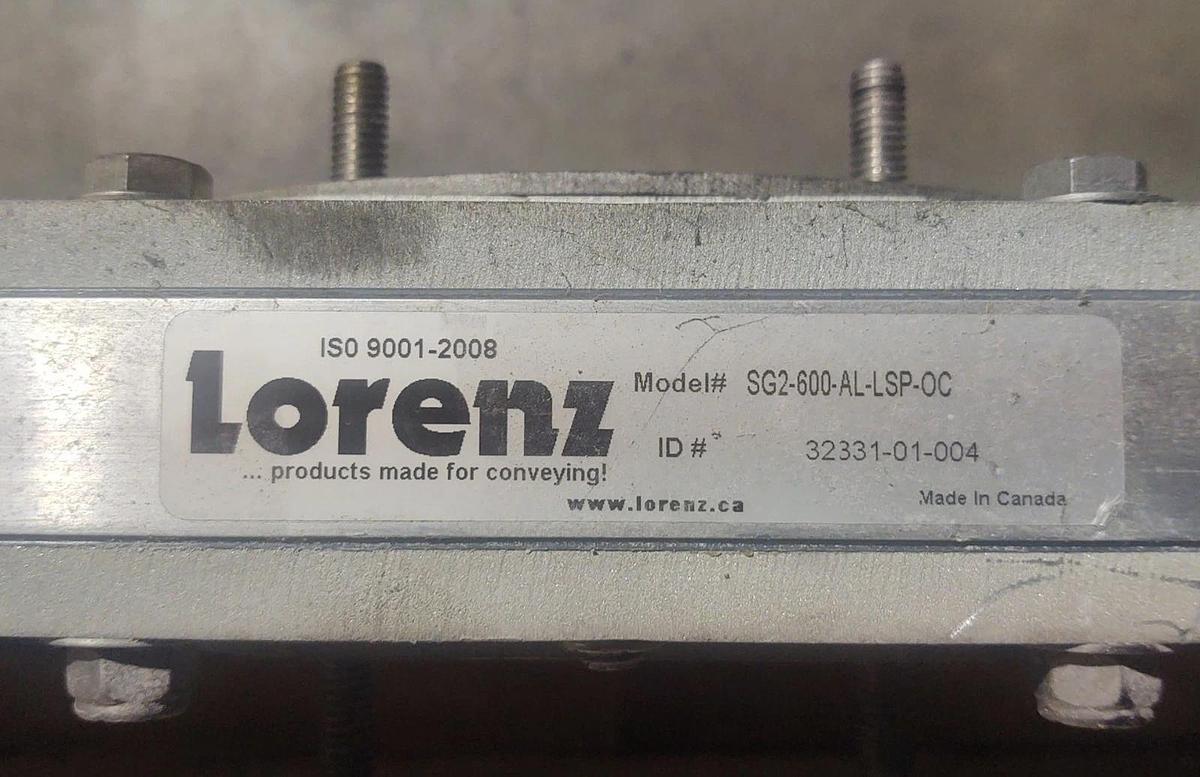 Used 🔥Lorenz SG-600-AL-LSP-OC 6" Slide Gate Pneumatic