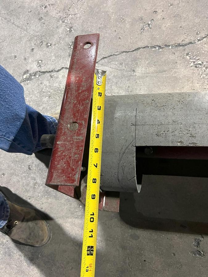Used Screw Auger 20 ft long 8 in tube material Conveyor