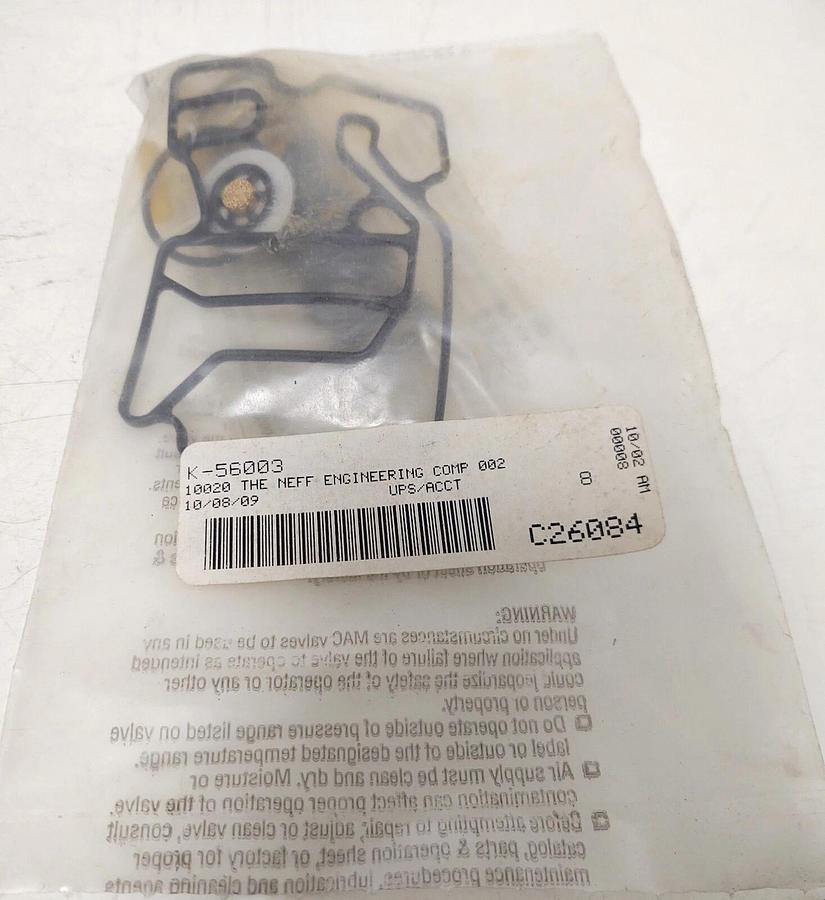 🔥 (4 PCS) MAC Valves K-56003 Repair Kit for Solenoid Valve C26084