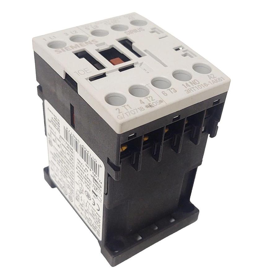 🔥NIB Siemens 3RT1016-1AK61 Contactor 120V Coil 9A