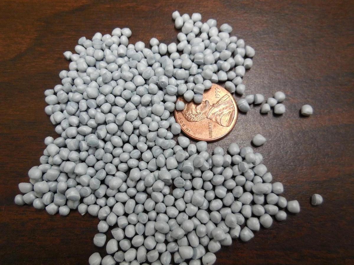 Pearl Platinum PP or PE Concentrate Plastic Pellets Resin Colorant 5 Lbs.