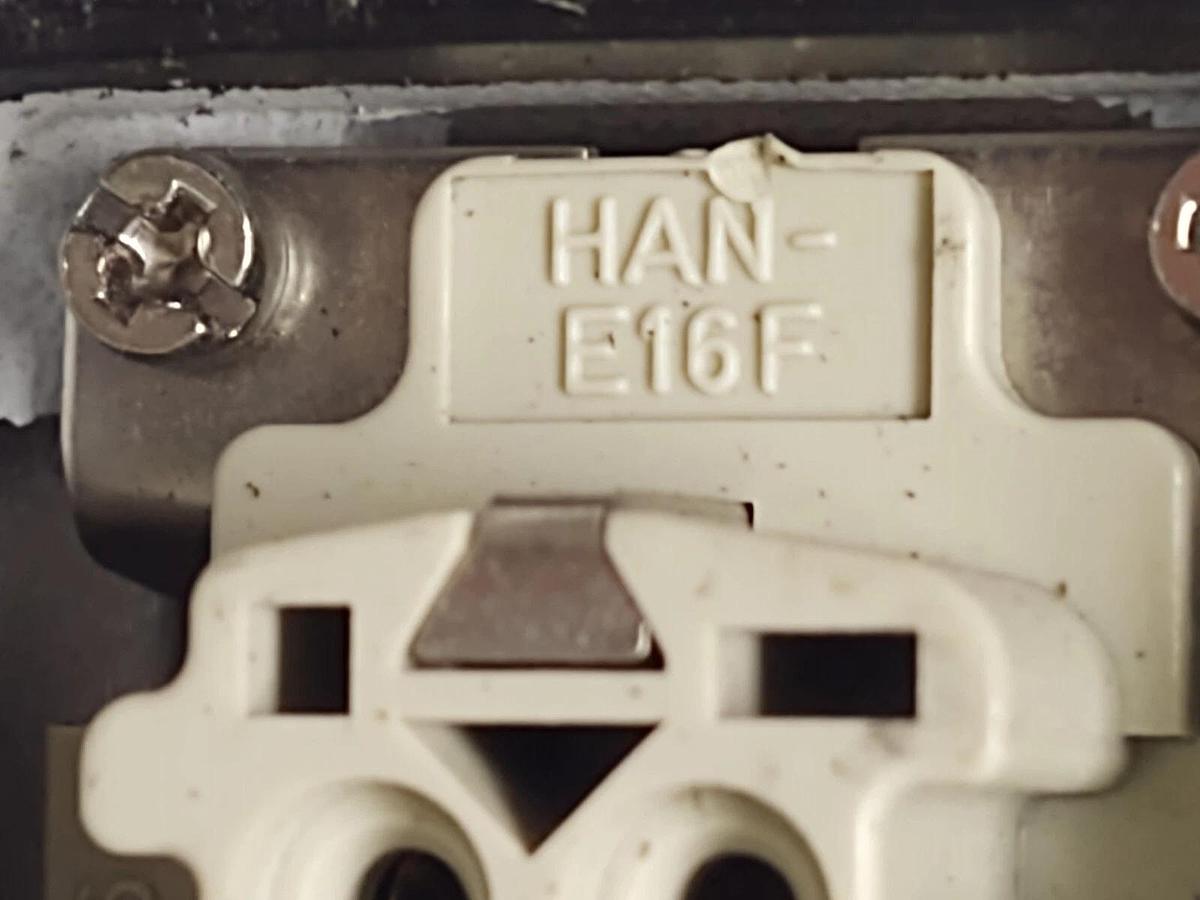 Used HARTING Han Bulkhead E16F HS12 Han-E16M Plugs Sealed Electrical Enclosure