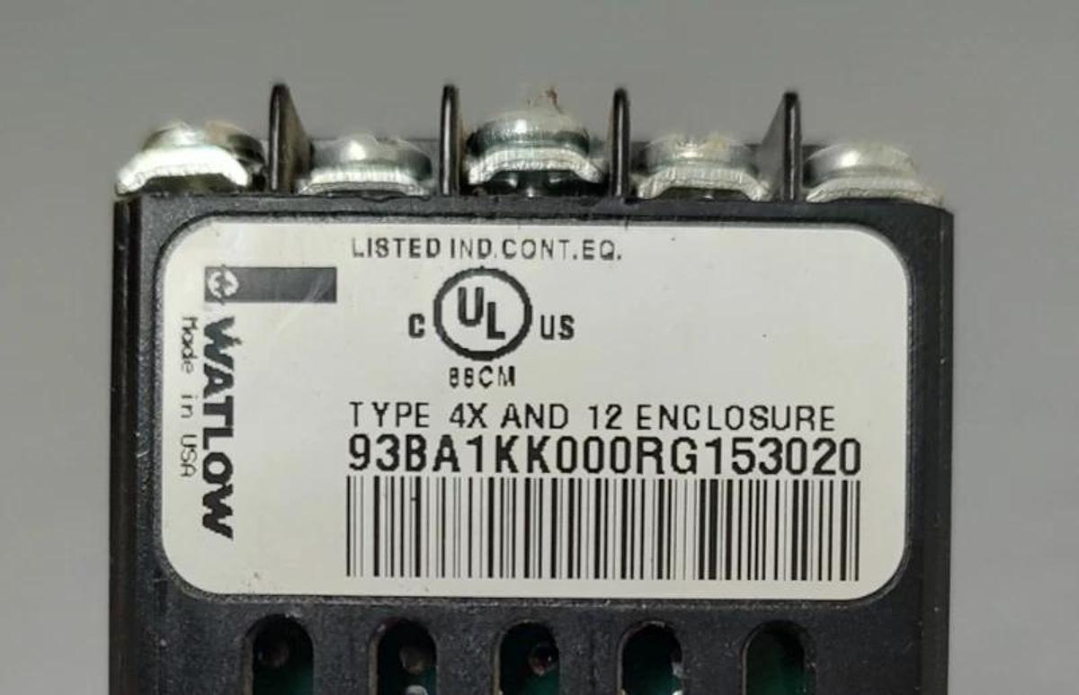 Used 🔥 WATLOW 93BA-1KK0-00RG Temperature Controller T/C or RTD