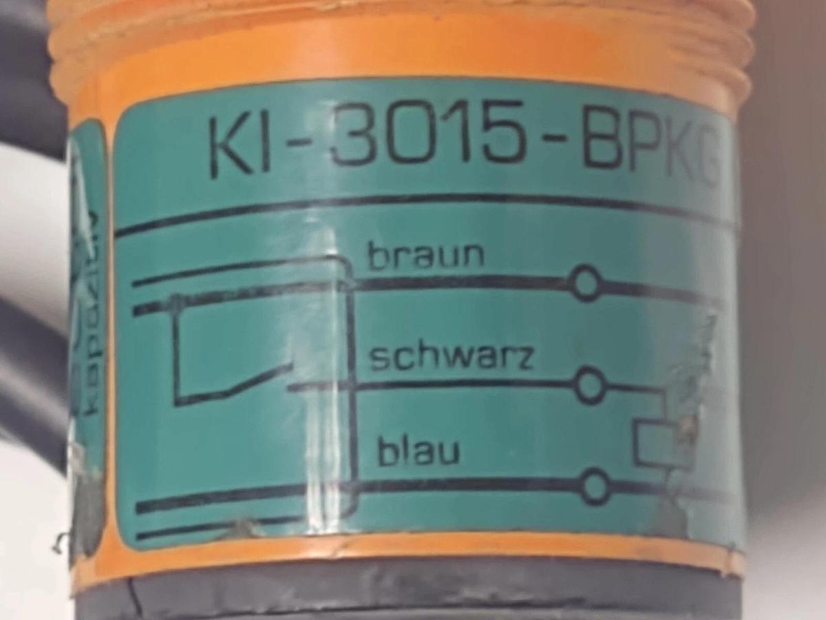 Used Efector  KI-3015-BPKG Capacitive Proximity Sensor 10-55 Volt Free Ship