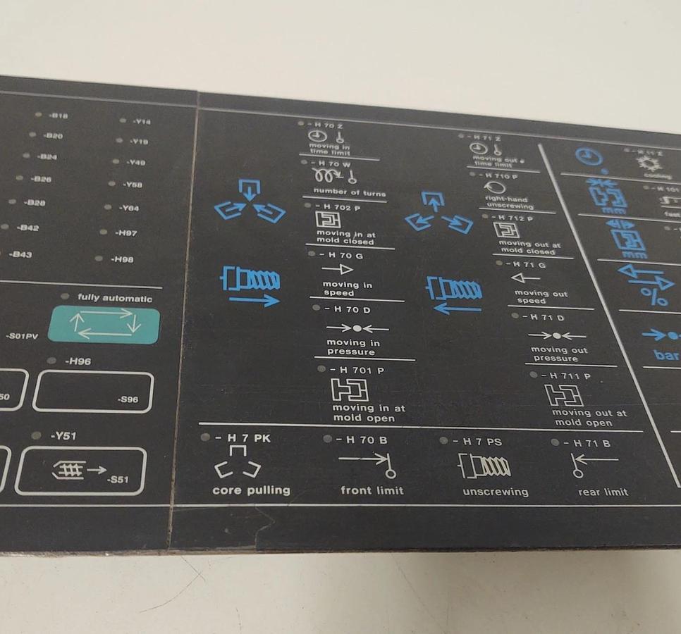 Used 🔥TESTED Boy Plastic Molding Machine MIPRONIC H8R1 Operator Control Panel NICE