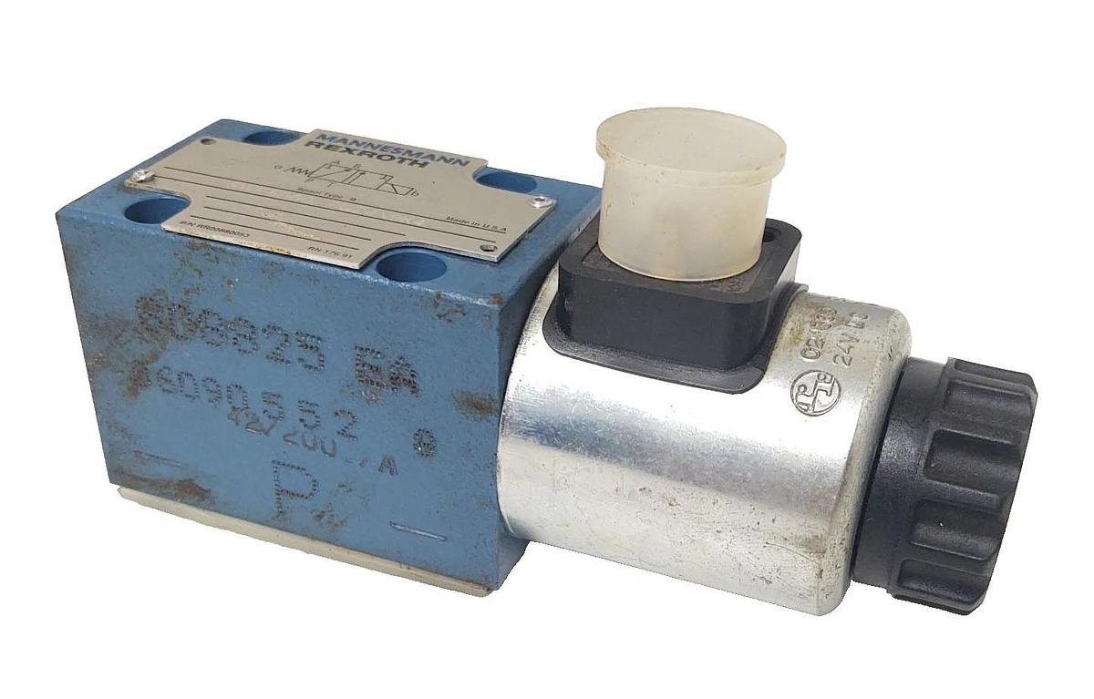 🔥NEW - REXROTH 3WE6B60/EG24N9K4 HYDRAULIC MANIFOLD VALVE, 24VDC COIL