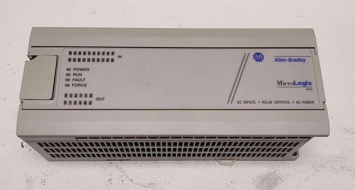 Used MicroLogix 1000, 120VAC, (24VDC), 12Out Relay (Allen Bradley:1761-L32BWA) TESTED