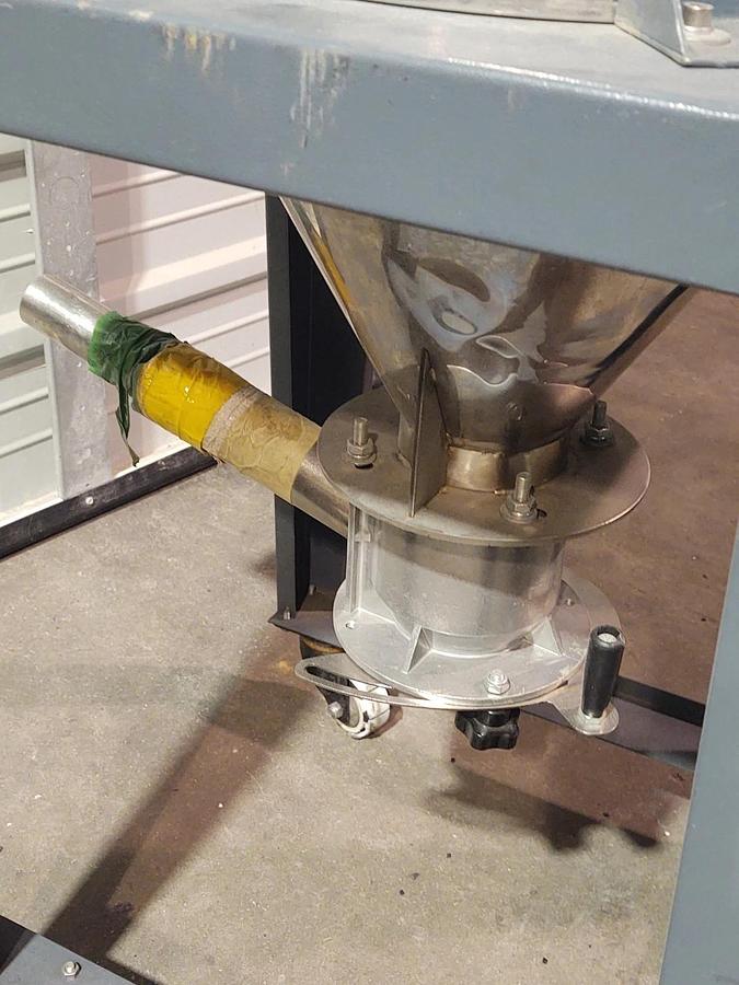 Used 🔥PPE Drying Hopper with Cart Plastic Process Equipment #2