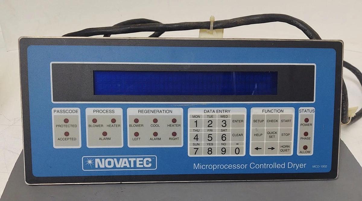 Used 🔥NOVATEC MCD-1002 / MCD1002 KEYSTONE ELE 493100 Dryer Controller