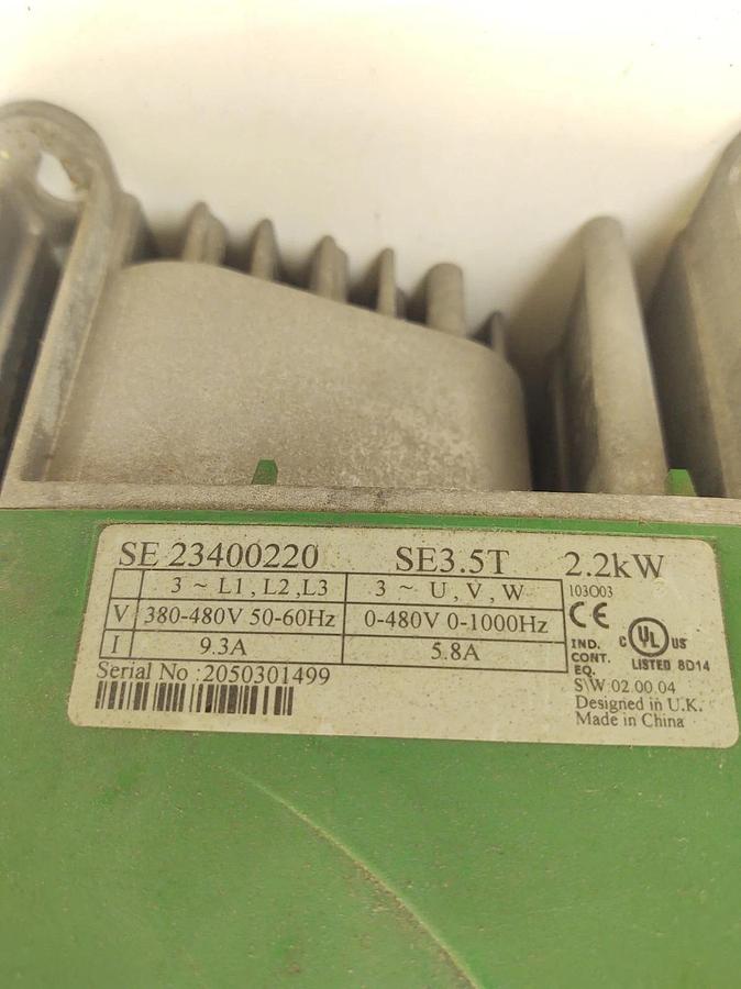 Used 🔥VFD Commander SE23400220 3.5T 2.2Kw Control Techniques 380V-480V