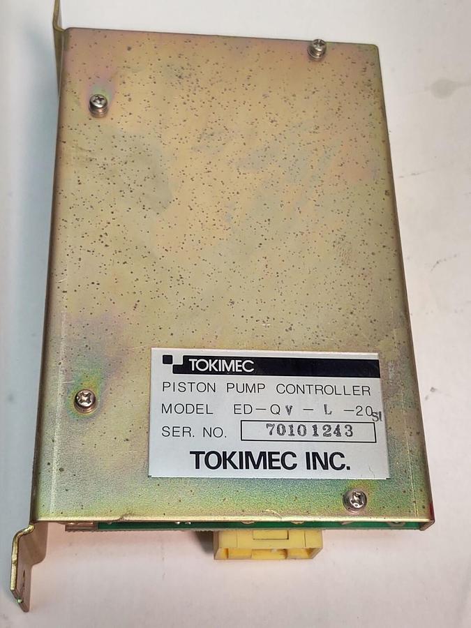 Used Mitsubishi Tokimec ED-QV-L-20-S1 Piston Pump Controller Circuit Board Module